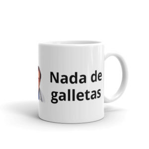 Taza blanca brillante