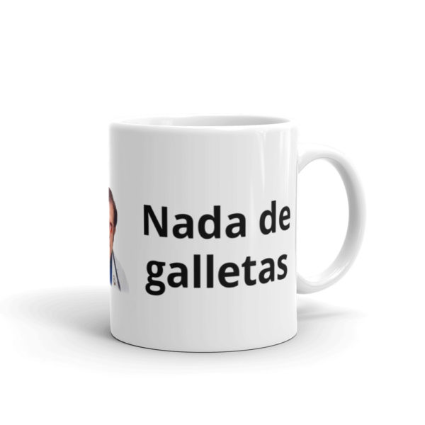 Taza blanca brillante
